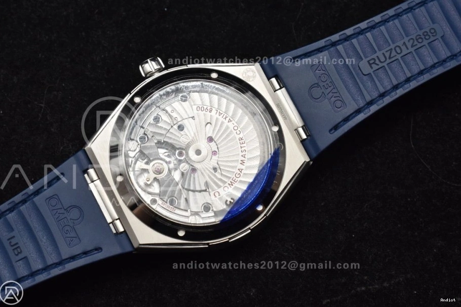 Gummy Blue VSF Best A8900 Constellation Blue White Edition 1:1 Strap Ceramic Super Clone on Dial SS 0517